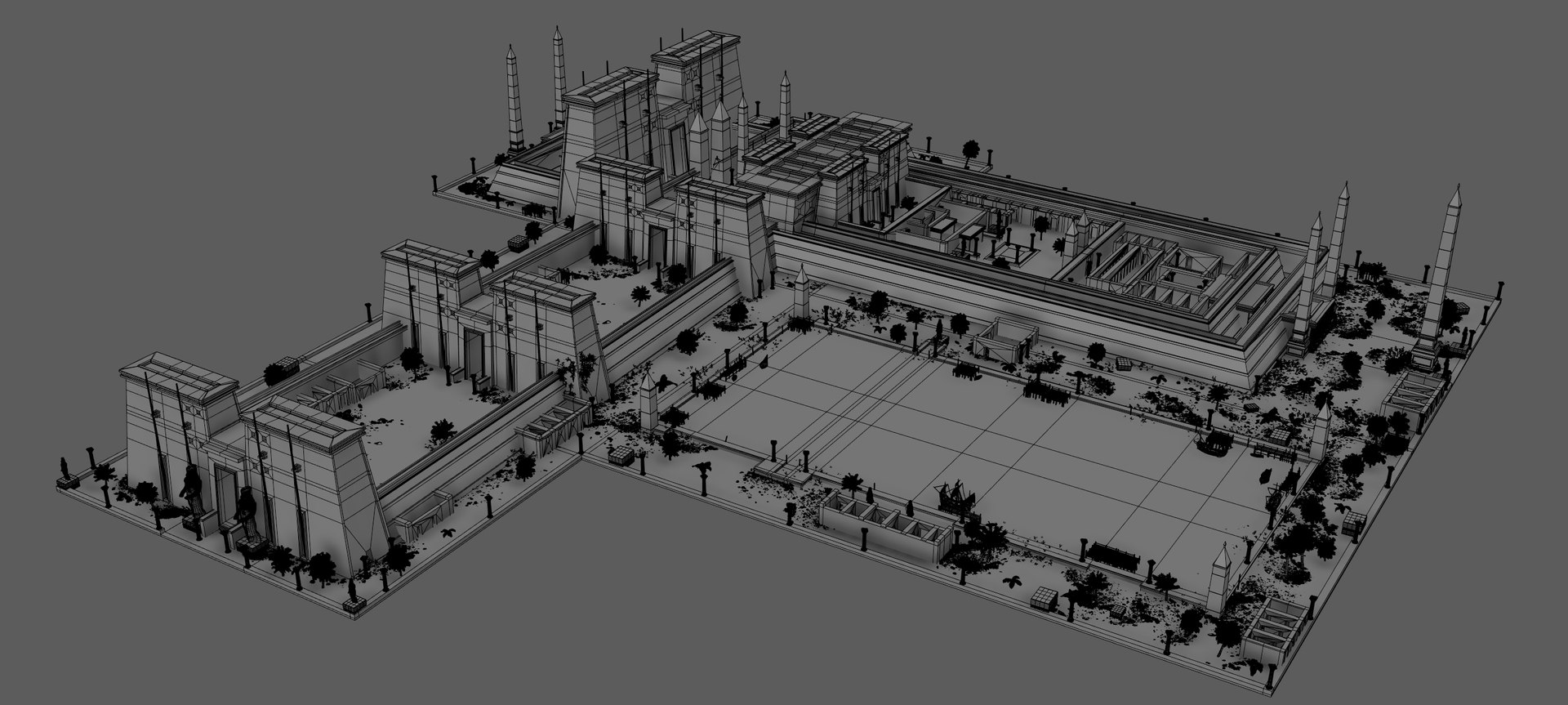 3D Karnak Temple - TurboSquid 2244261