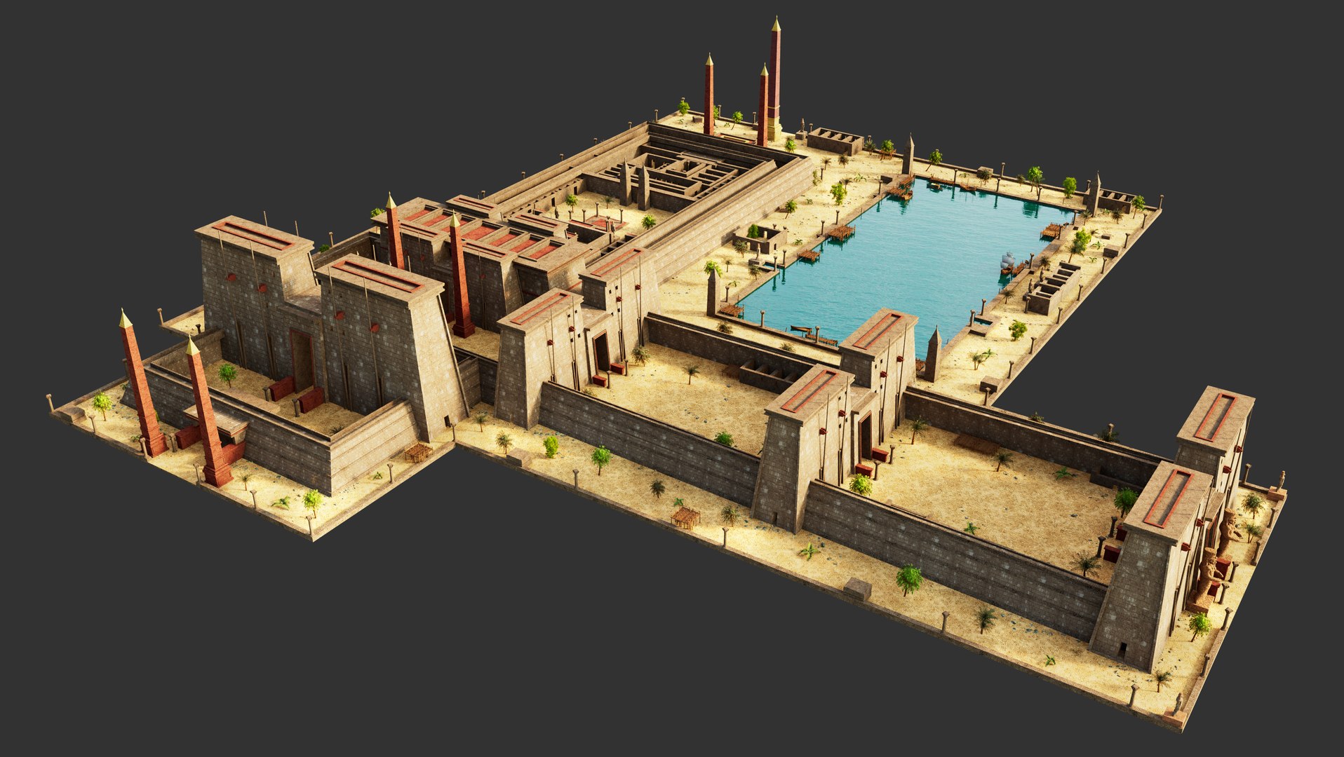 3D Karnak Temple - TurboSquid 2244261