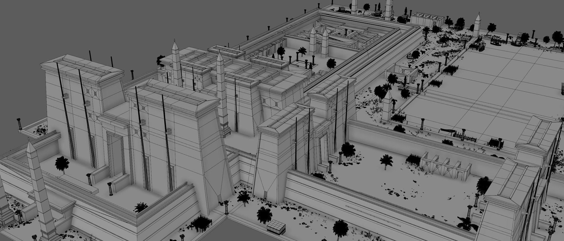 3D Karnak Temple - TurboSquid 2244261