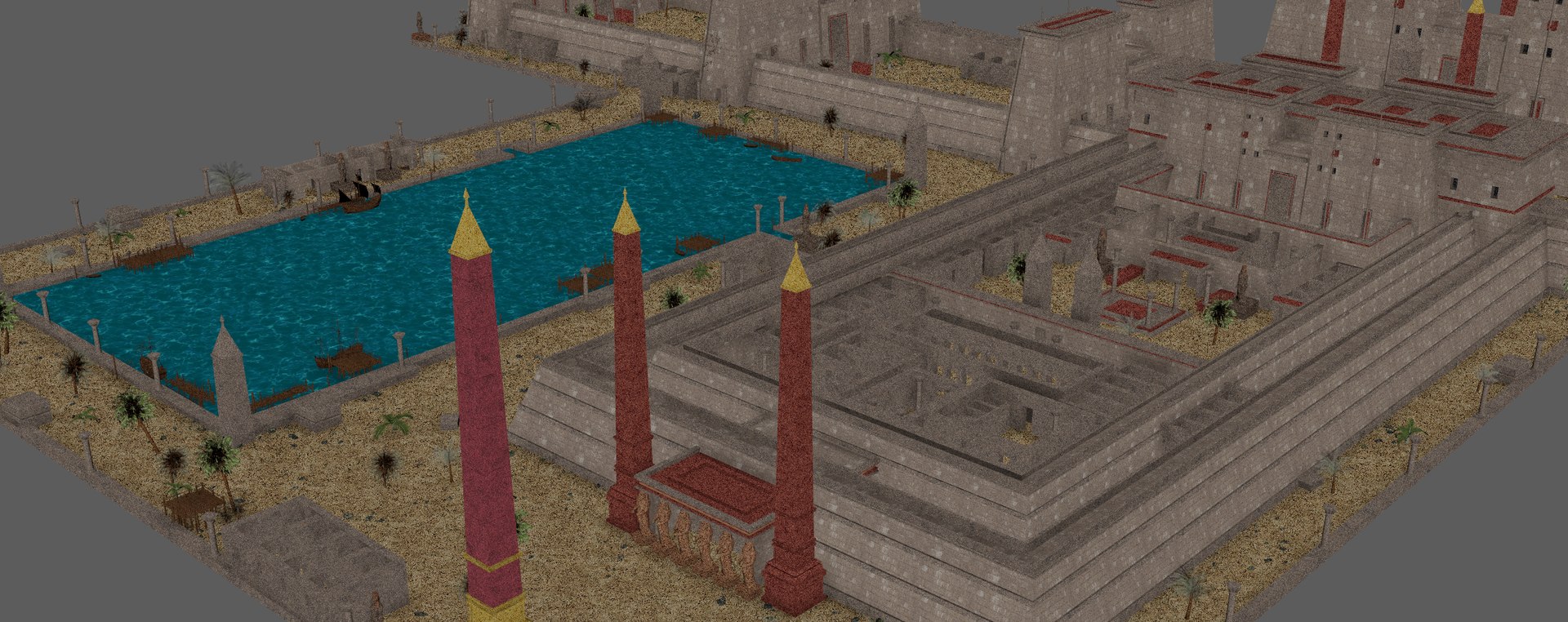 3D Karnak Temple - TurboSquid 2244261