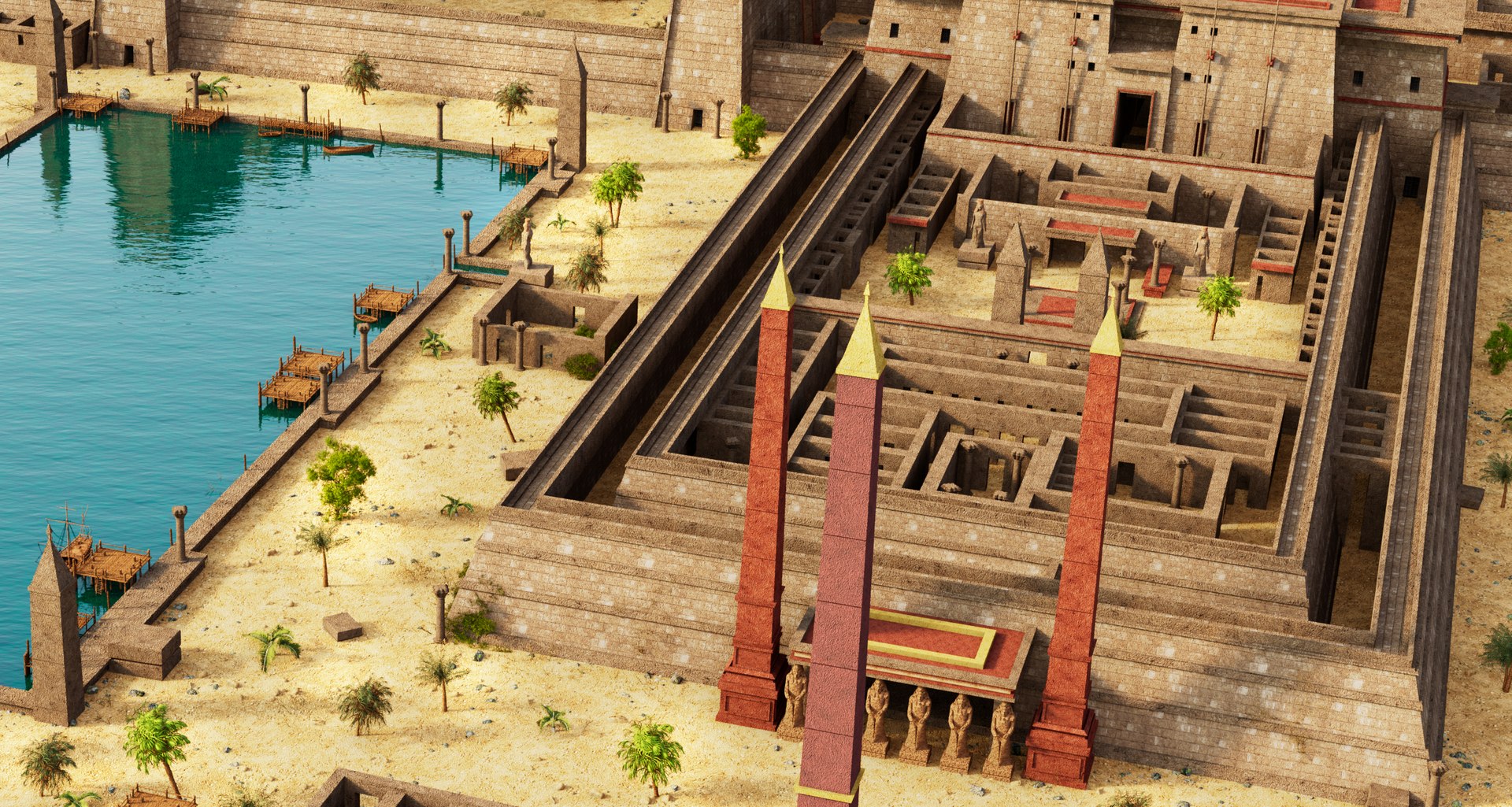 3D Karnak Temple - TurboSquid 2244261