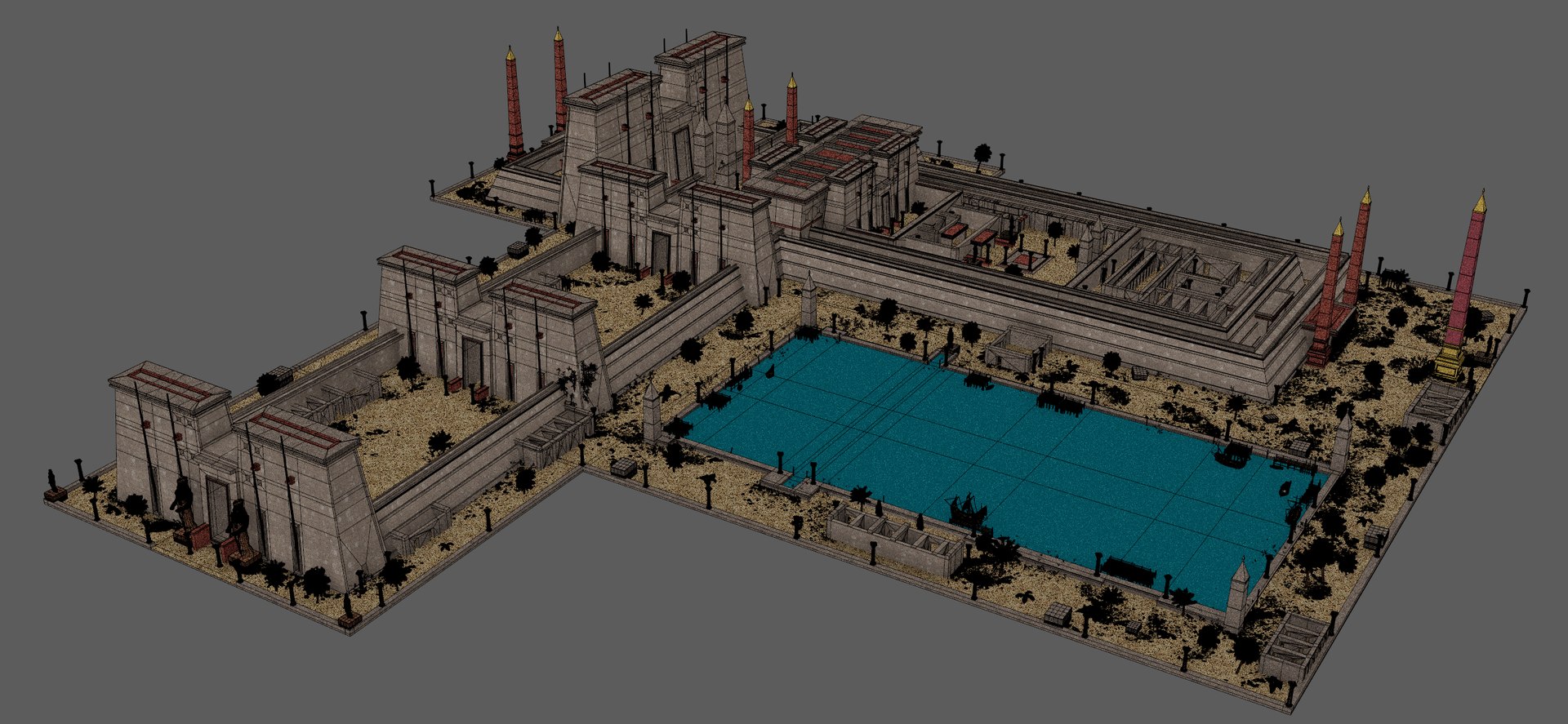 3D Karnak Temple - TurboSquid 2244261