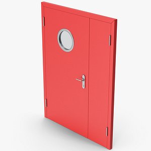 Red Metal Door
