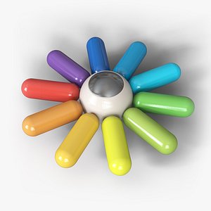 Toy Rattle 3D model