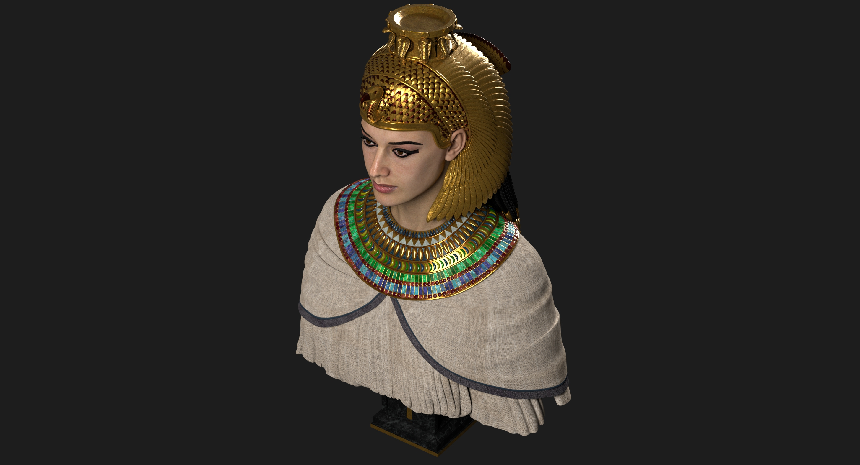 3D egyptian queen model - TurboSquid 1269072