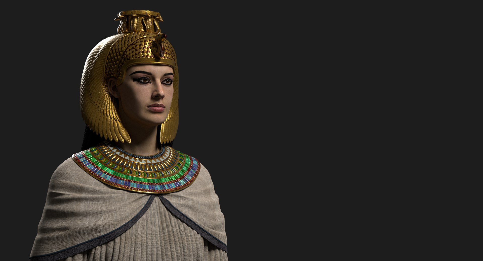 3D Egyptian Queen Model - TurboSquid 1269072