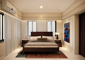 3D Lovely Bedroom