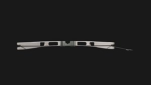 3D Scifi Bow Arrow Rigged1
