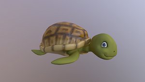 sea turtle 3D model