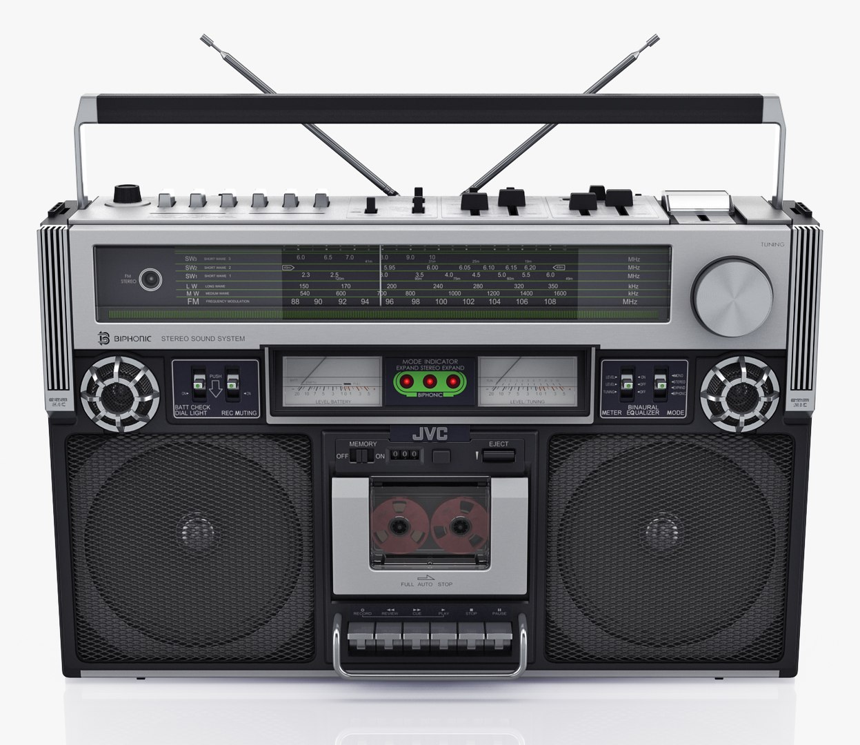 JVC ポータブルカセットプレーヤー Boombox 本体 jvc_rc838_01.jpg