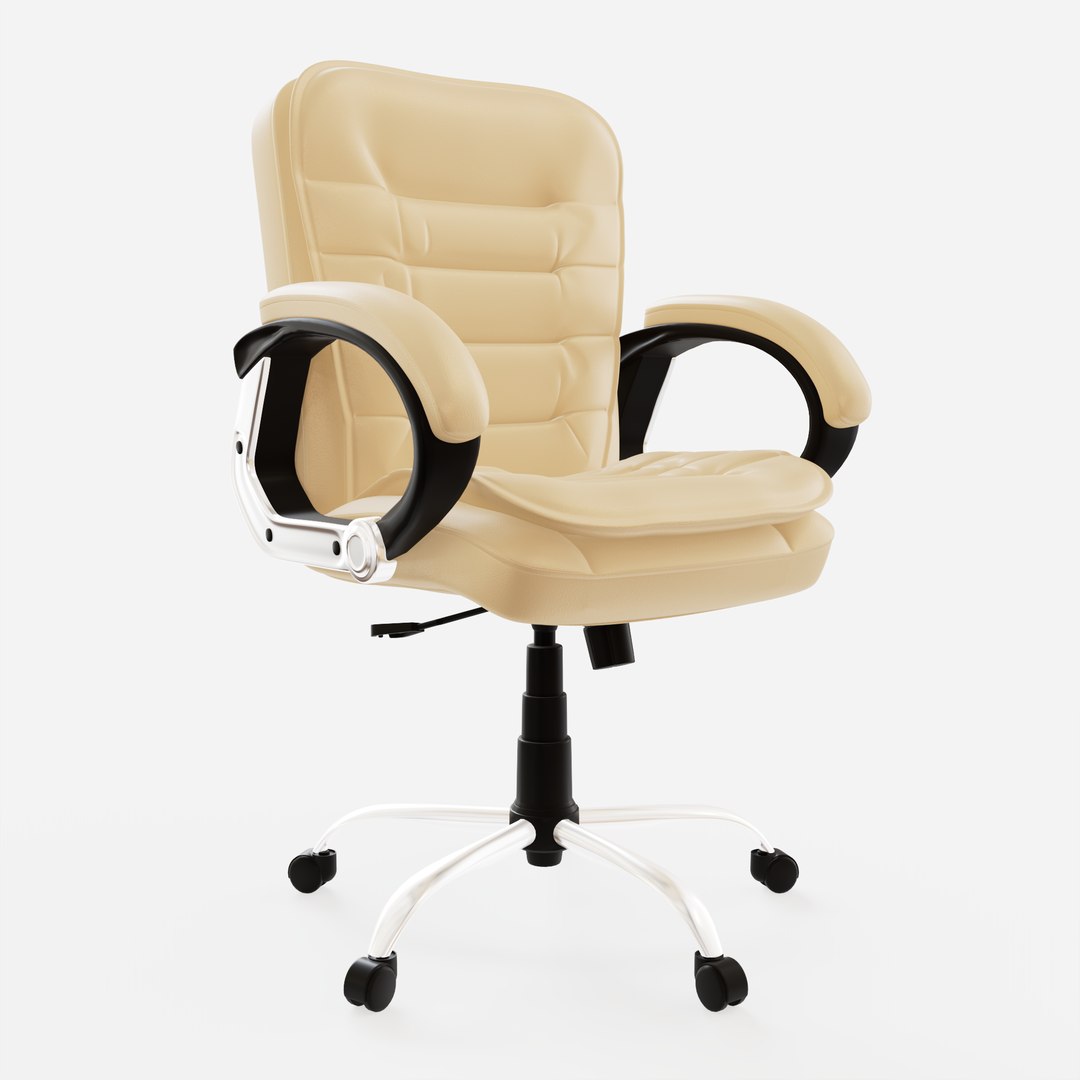 Office Chair - Leatherette Model - TurboSquid 1996912
