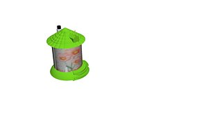 house toothpick dispenser 3D model