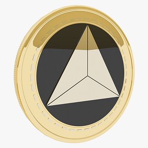 Curriculum Vitae Cryptocurrency Gold Coin 3D