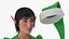3D Christmas Elf Female 5
