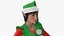 3D Christmas Elf Female 5
