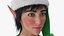 3D Christmas Elf Female 5