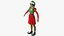 3D Christmas Elf Female 5