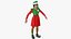 3D Christmas Elf Female 5