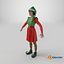 3D Christmas Elf Female 5