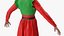 3D Christmas Elf Female 5