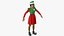 3D Christmas Elf Female 5