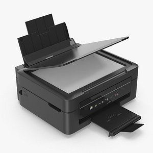 printer scanner combo 3d model