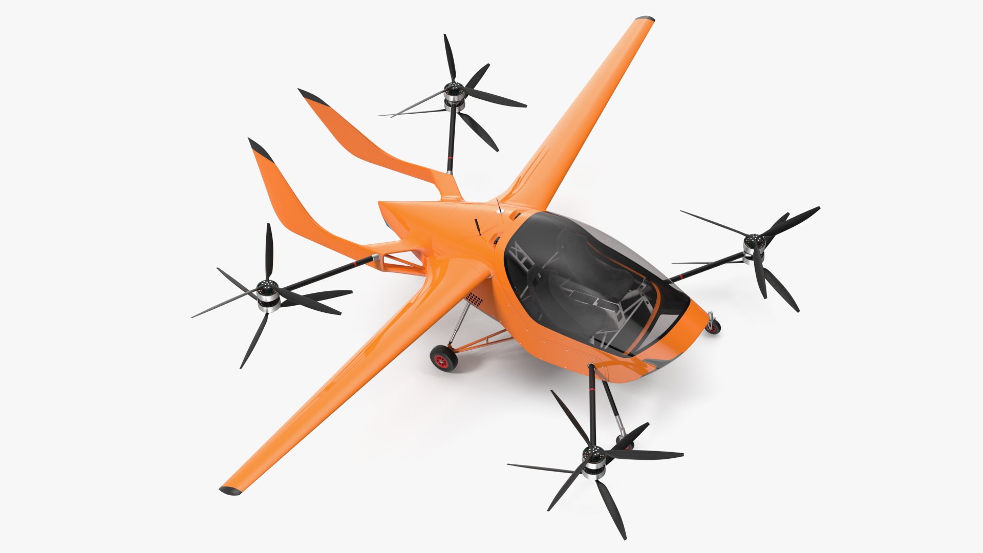 Electric Personal Air Mobility Vehicle 3D model preview