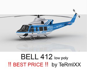 bell 412 nypd 3d 3ds