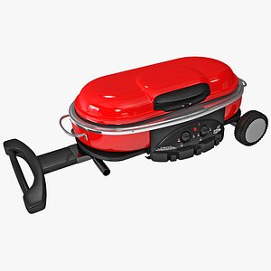 3d model of coleman road trip grill