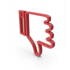 Dislike Icon Red
