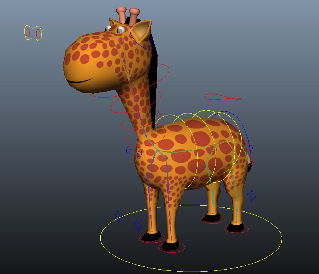 Giraffe Rigged Ma