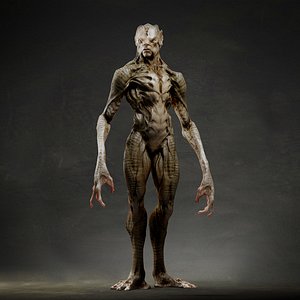 Amphibean creature 3D