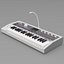 Korg MicroKORG 2 Synthesizer and Vocoder 3D Model White