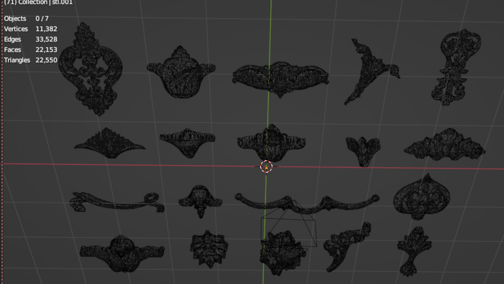 3D Acanthus Leaves Collection 14 3D Model - TurboSquid 1875516