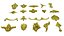 3D Acanthus Leaves Collection 14