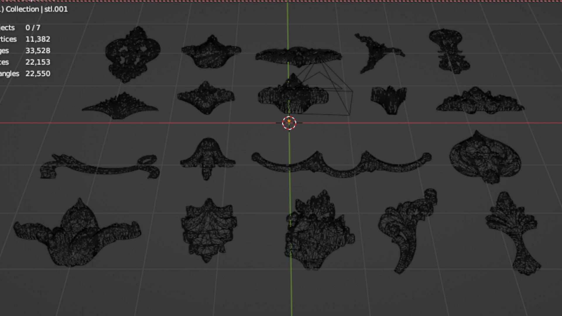 3D Acanthus Leaves Collection 14 3D Model - TurboSquid 1875516