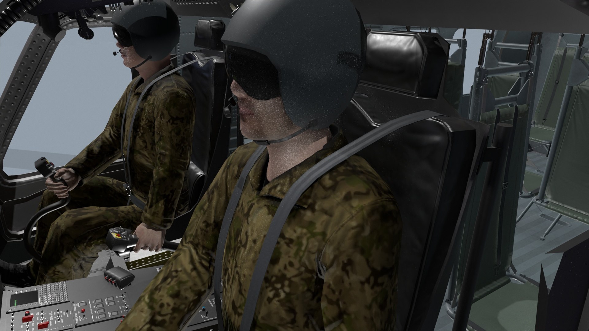 3D UH-60 Dark Basic Animation - TurboSquid 1827078