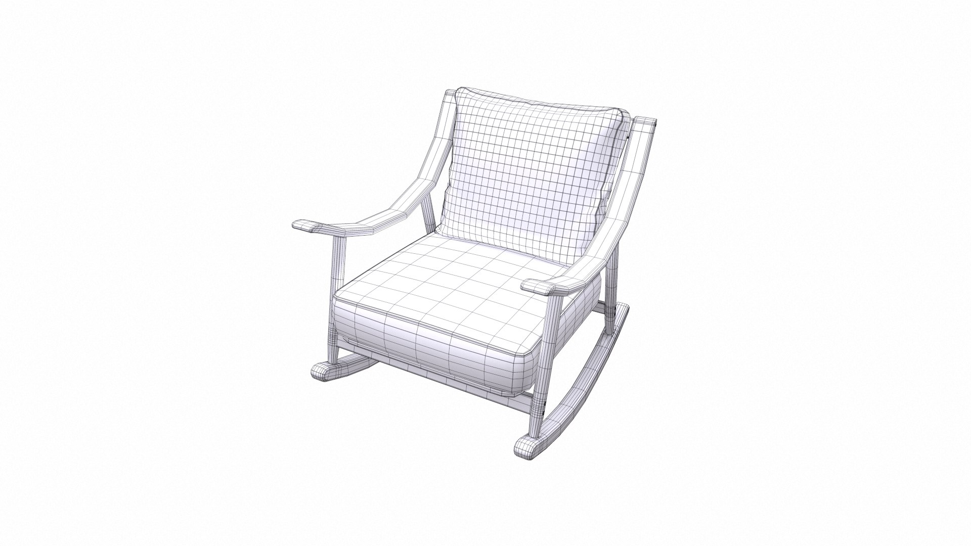 Rocking Chair 06 3D Model - TurboSquid 2110598
