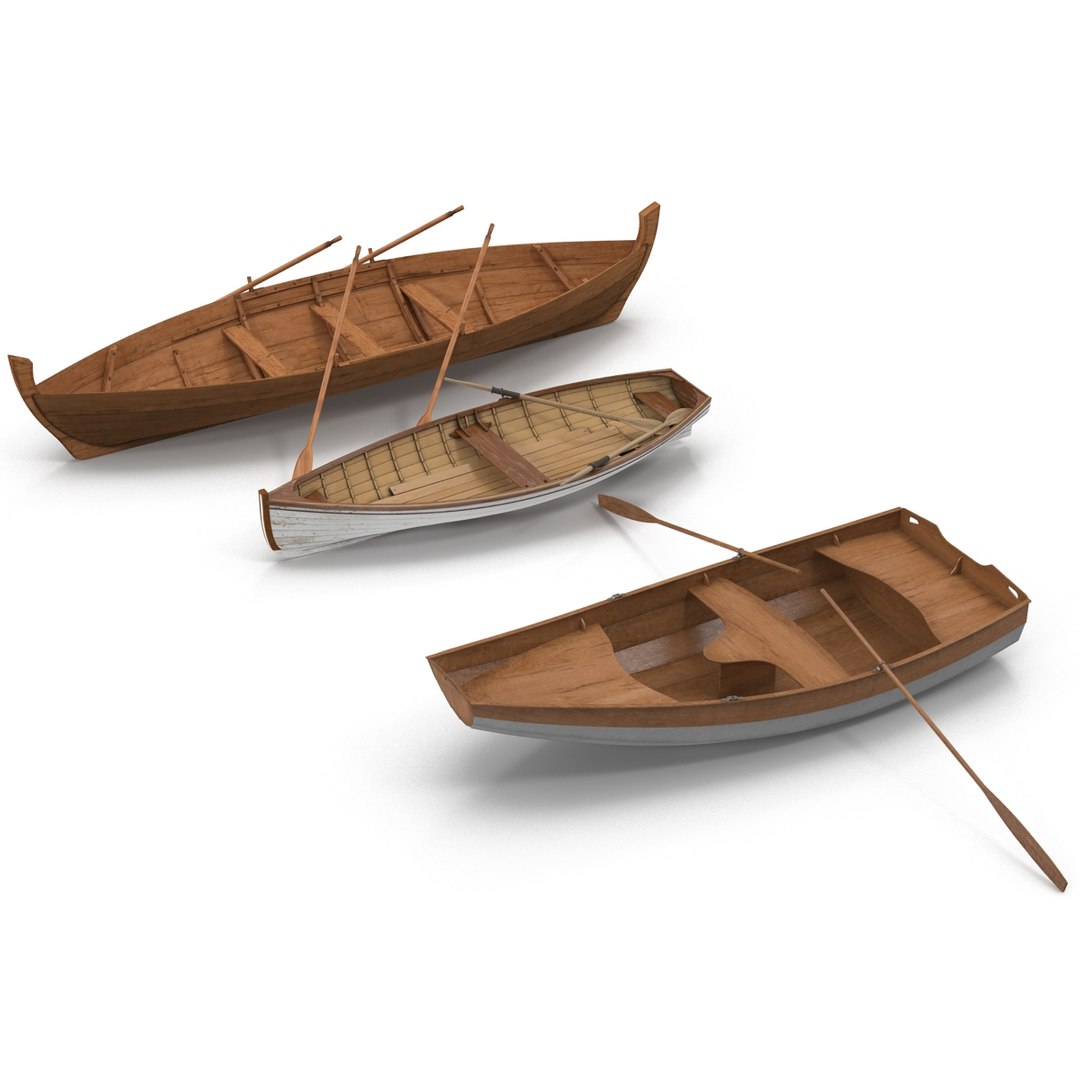 Rowing Boats Modeled Max
