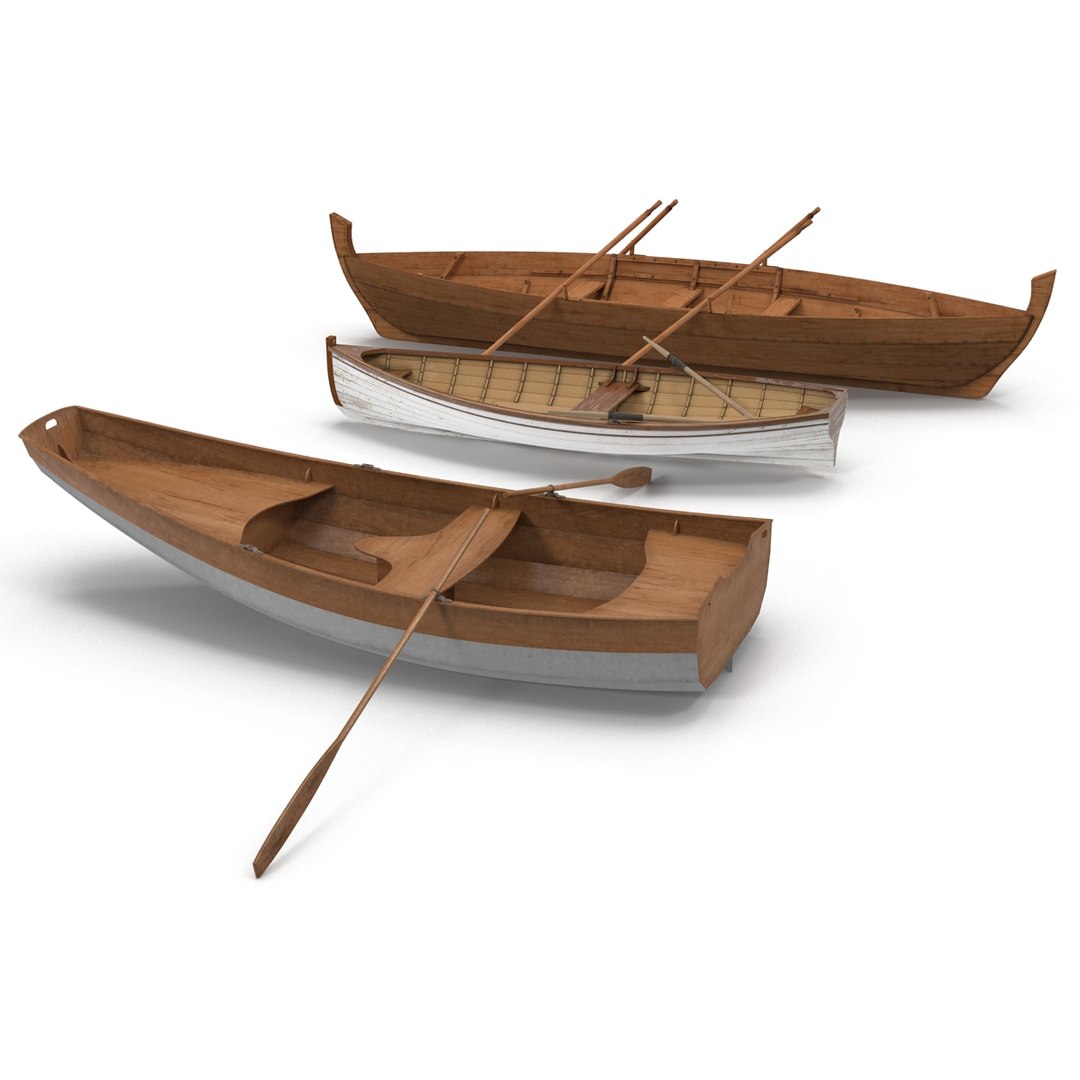Rowing Boats Modeled Max