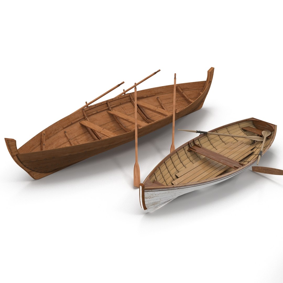 Rowing Boats Modeled Max