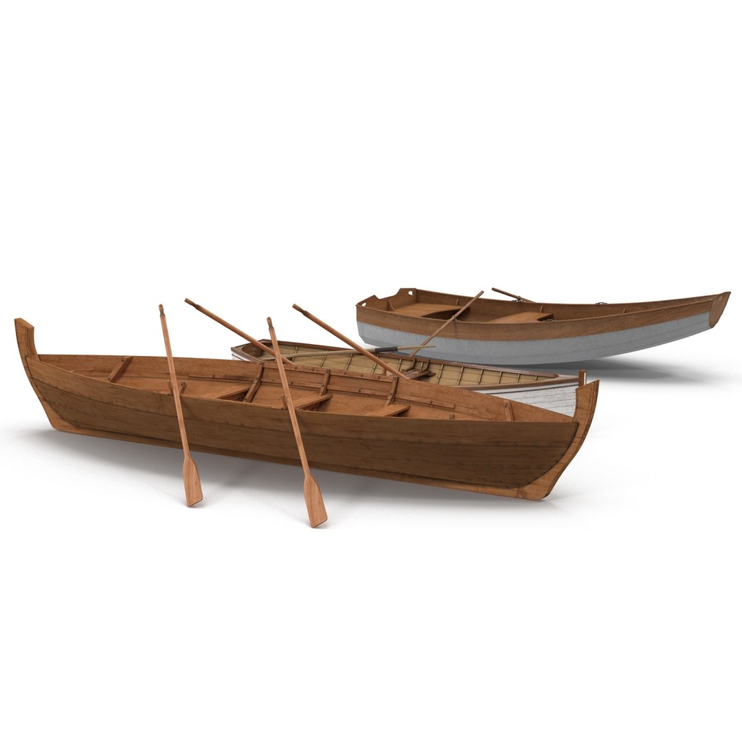 Rowing Boats Modeled Max