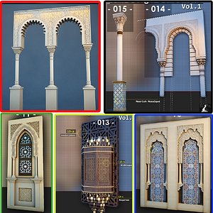 3D model arch column