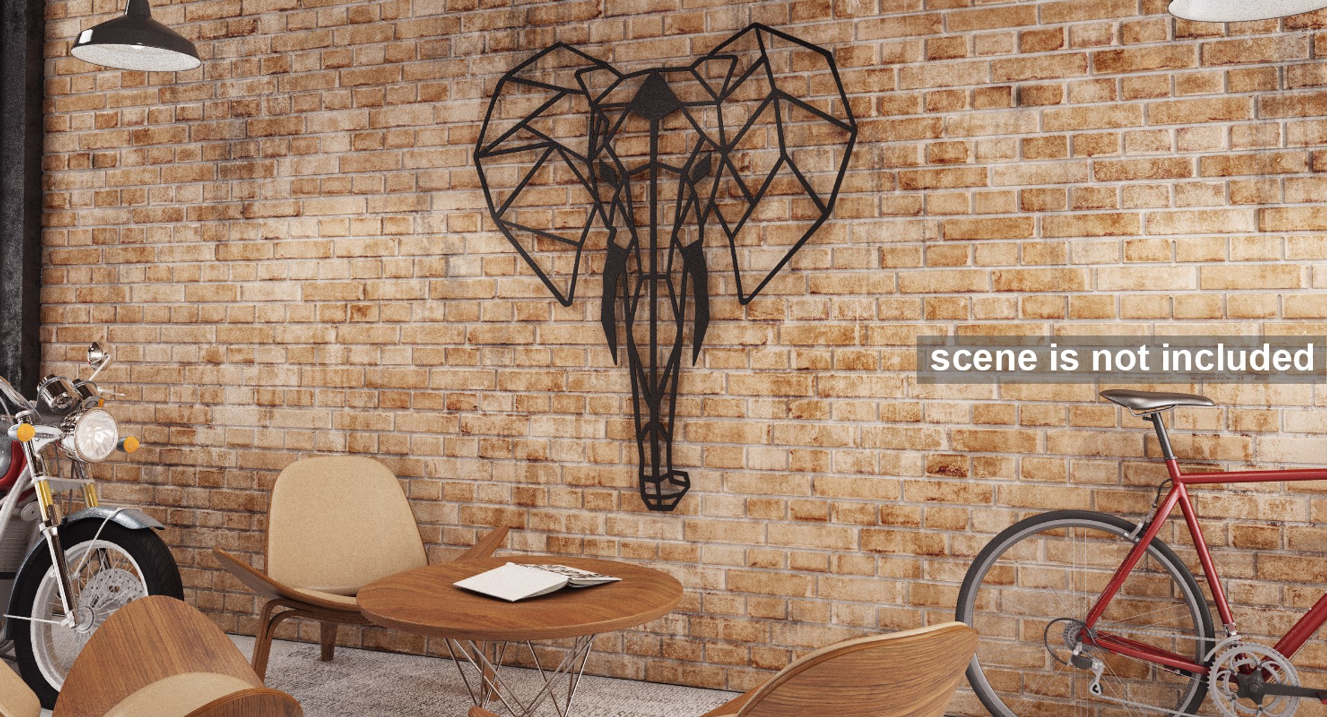 Metal Wall Art Elephant Max