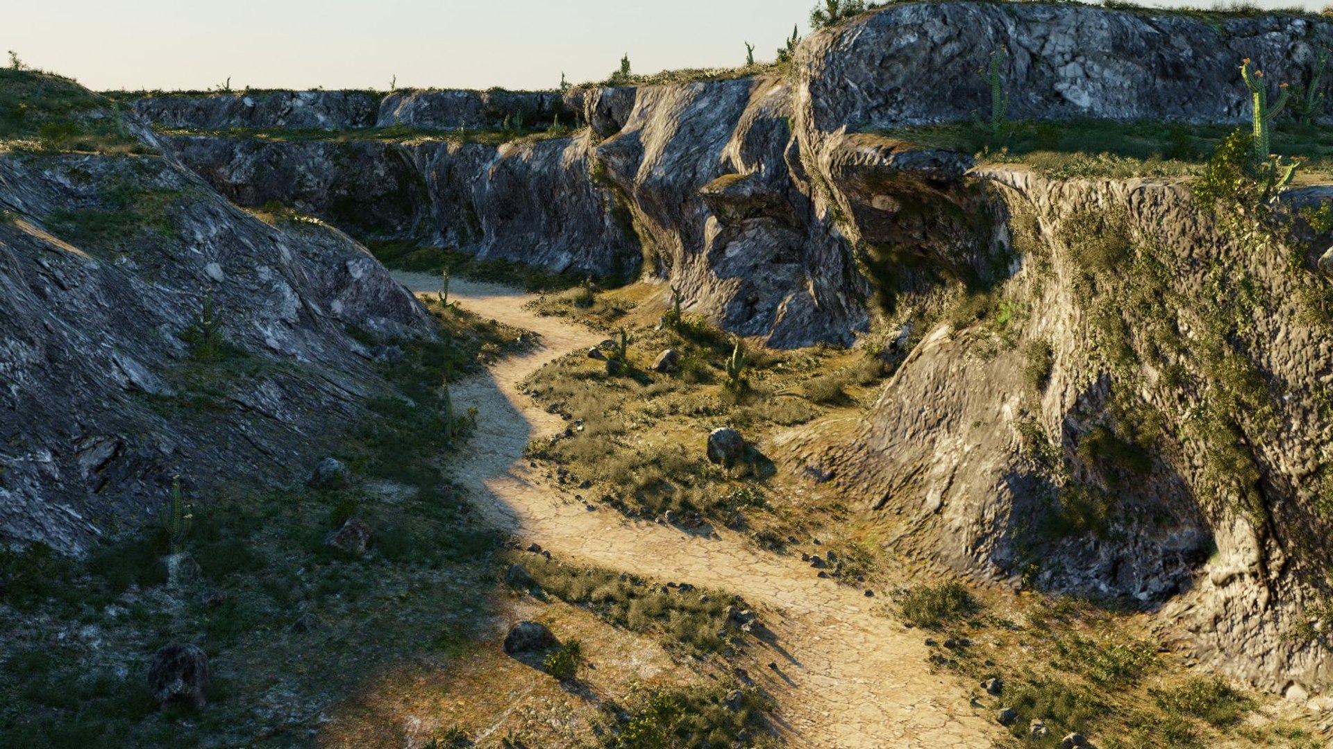 Dangerous Canyon In Blender Model - TurboSquid 1718920