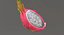Affettato Realistico Pitaya Dragonfruit