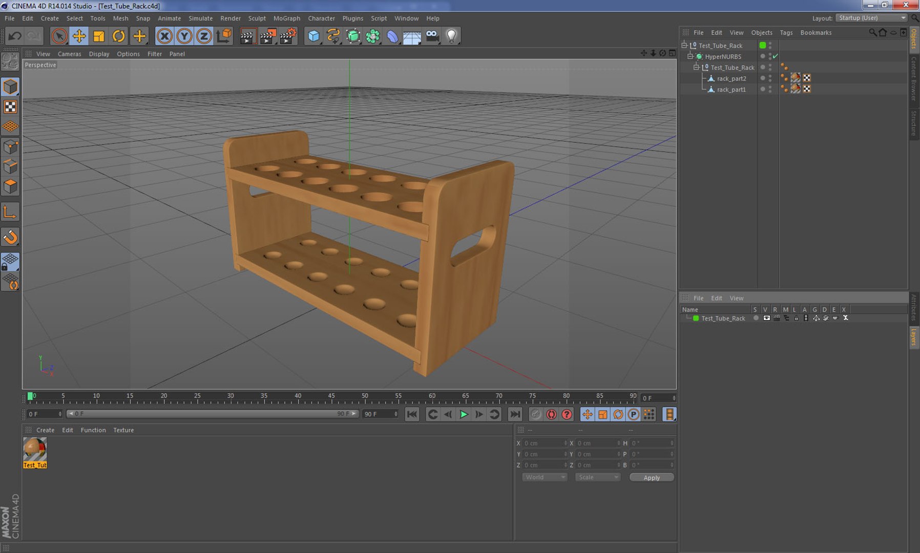 Test tube rack 3D model - TurboSquid 1498118