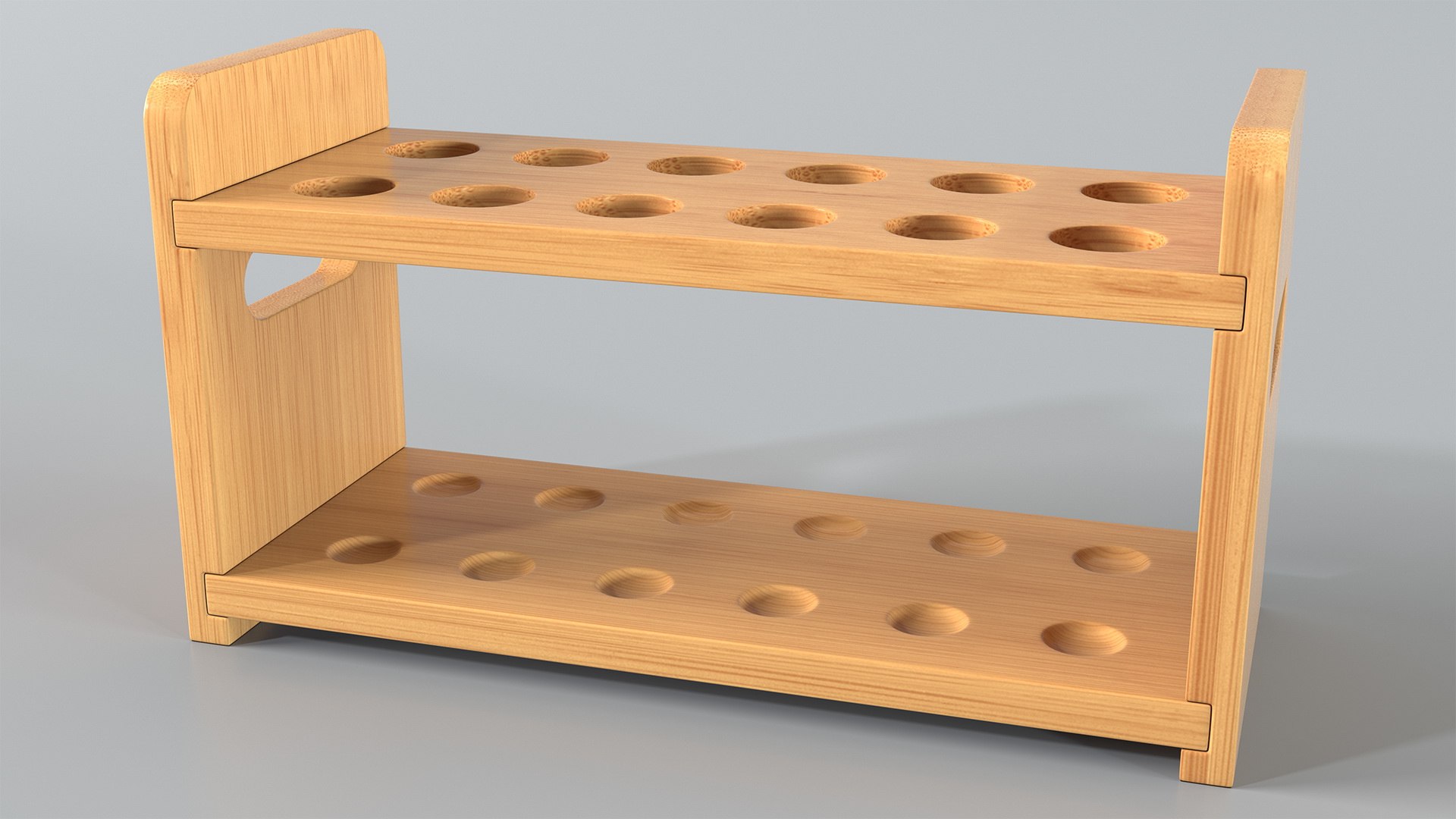 Test Tube Rack 3D model preview