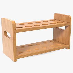 test tube rack 3D model