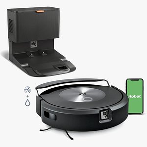 iRobot Roomba Combo j7 Self-Emptying Robot Vacuum  Mop 3D model